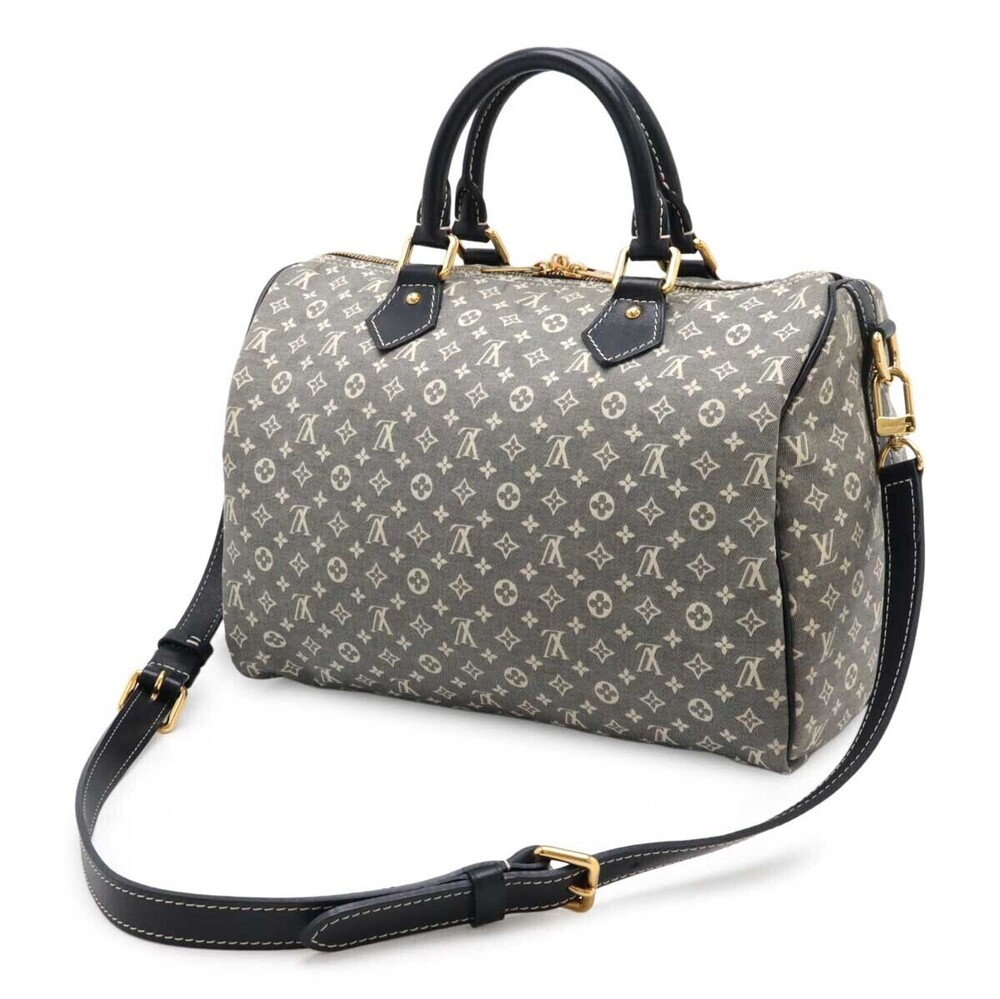 Louis Vuitton Boston Monogram Handbag Bandouliere Ankle Idylle Speedy Brown